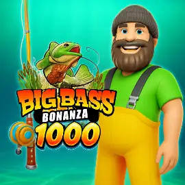 Visuel de la machine à sous Big Bass Bonanza dans la sélection Kitsune Casino